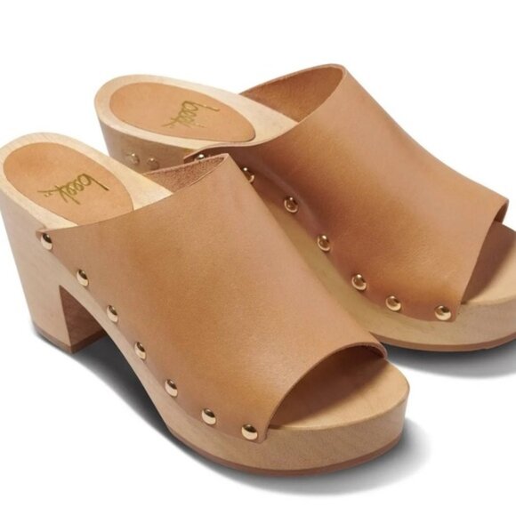 NEW BEEK BEEK Made In Brazil Leather Peacock Heels in Honey 925 7t3 - Picture 3 of 7